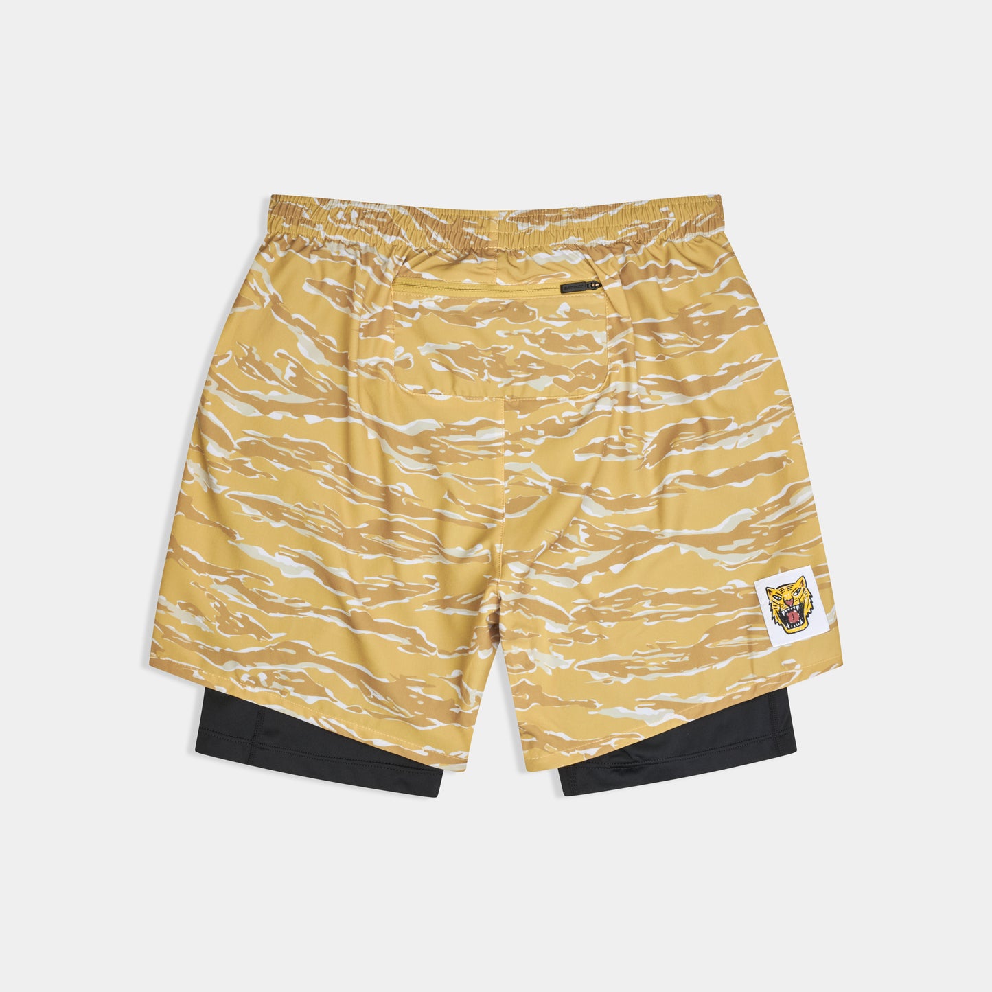 ランニングショーツ SM40007c1064 Tiger Pace 2-in-1 Shorts 5`` - Yellowcamo [メンズ]