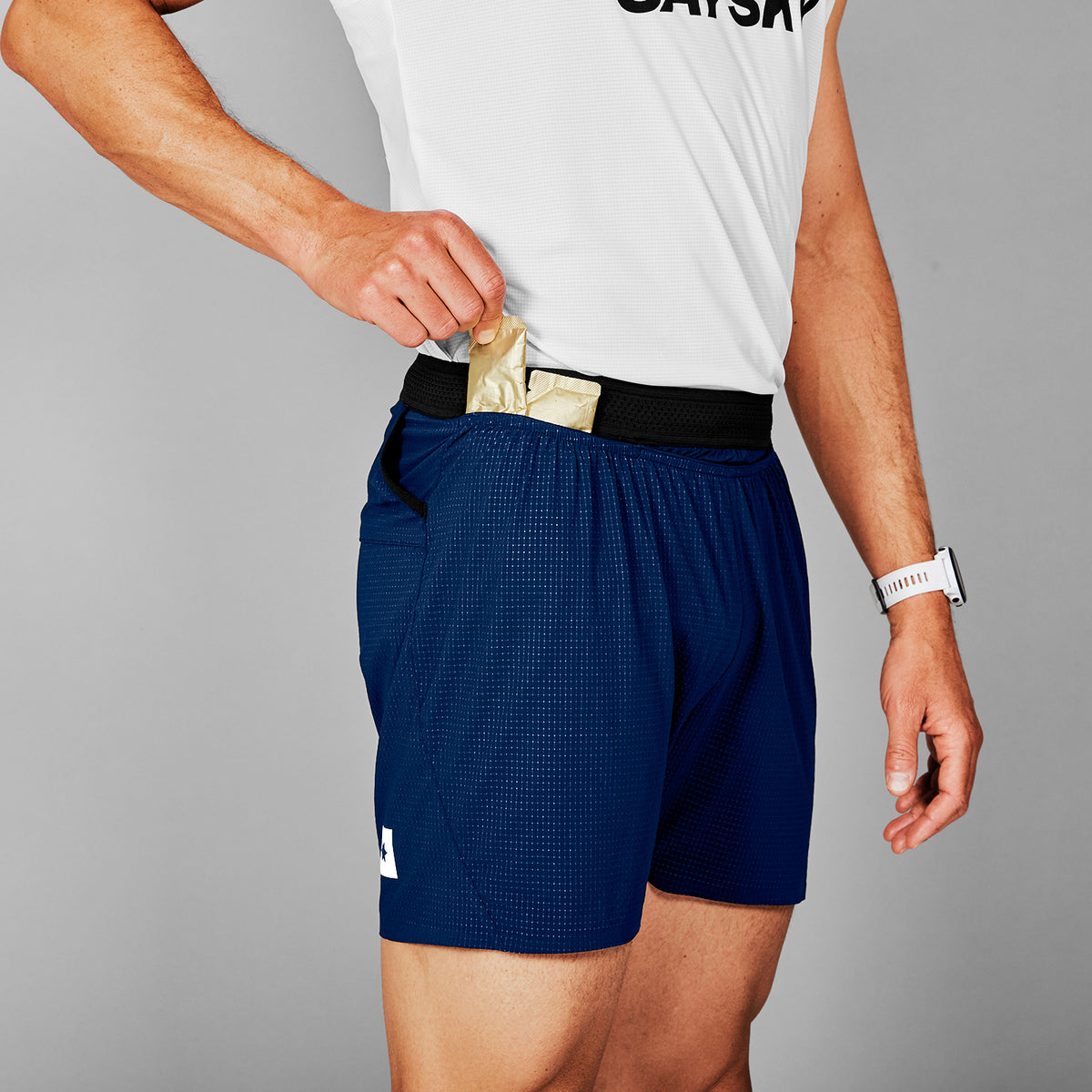 ランニングショーツ SM40009c201 Flow Shorts 5inch - Blue [メンズ]