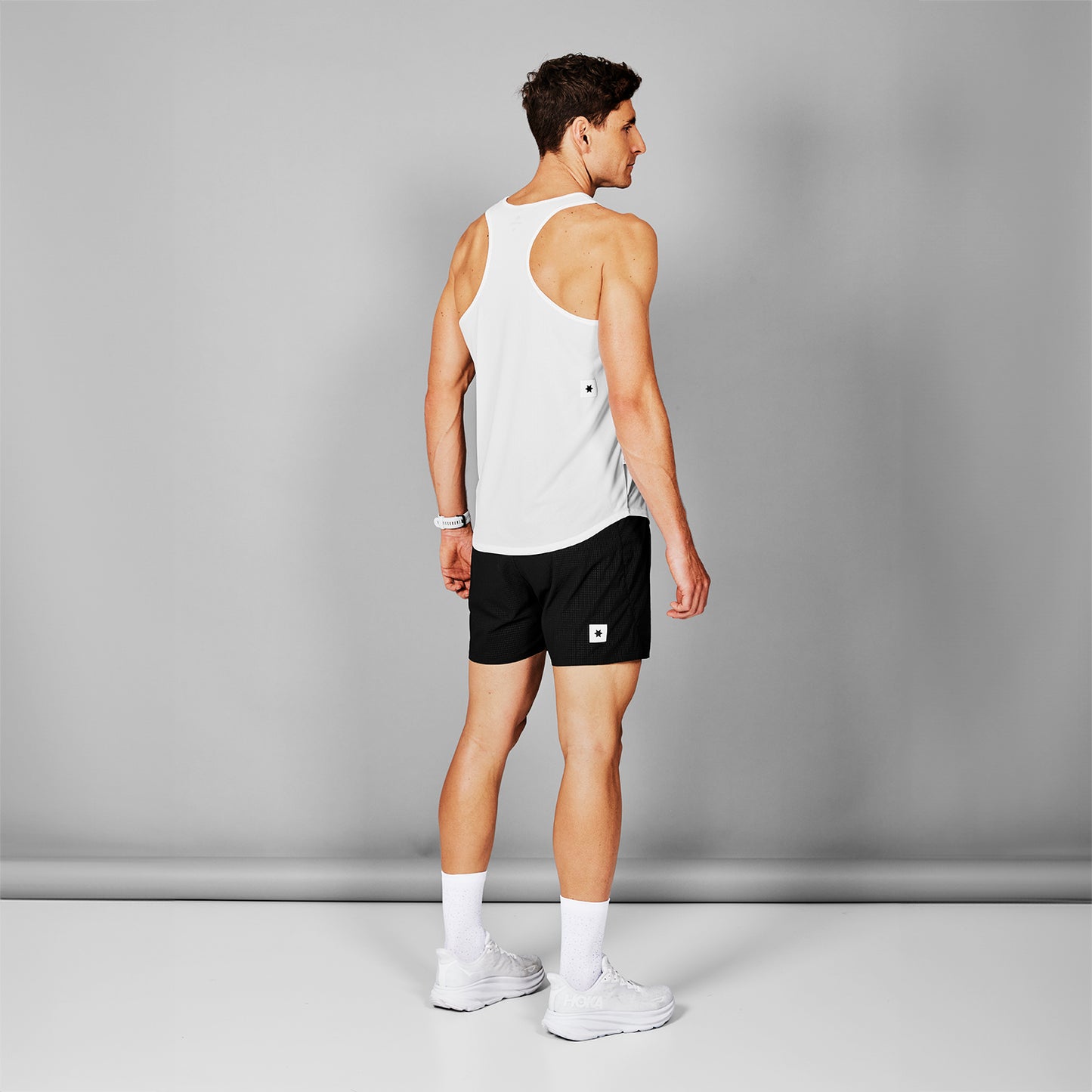 ランニングショーツ SM40009c901 Flow Shorts 5`` - Black [メンズ]