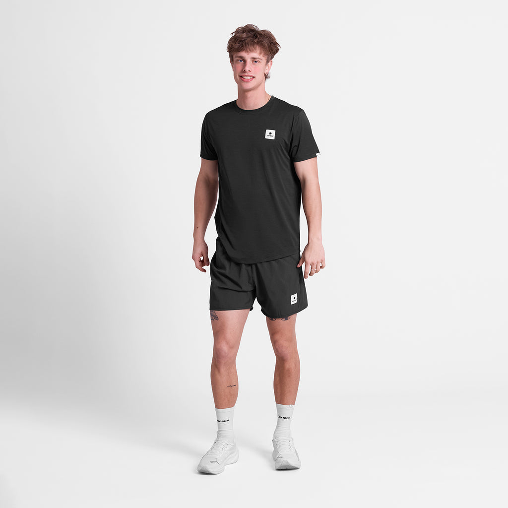 ランニングショーツ SM40014c1062 Zig Zag Pace Shorts 5inch - Blackzigzag [メンズ]