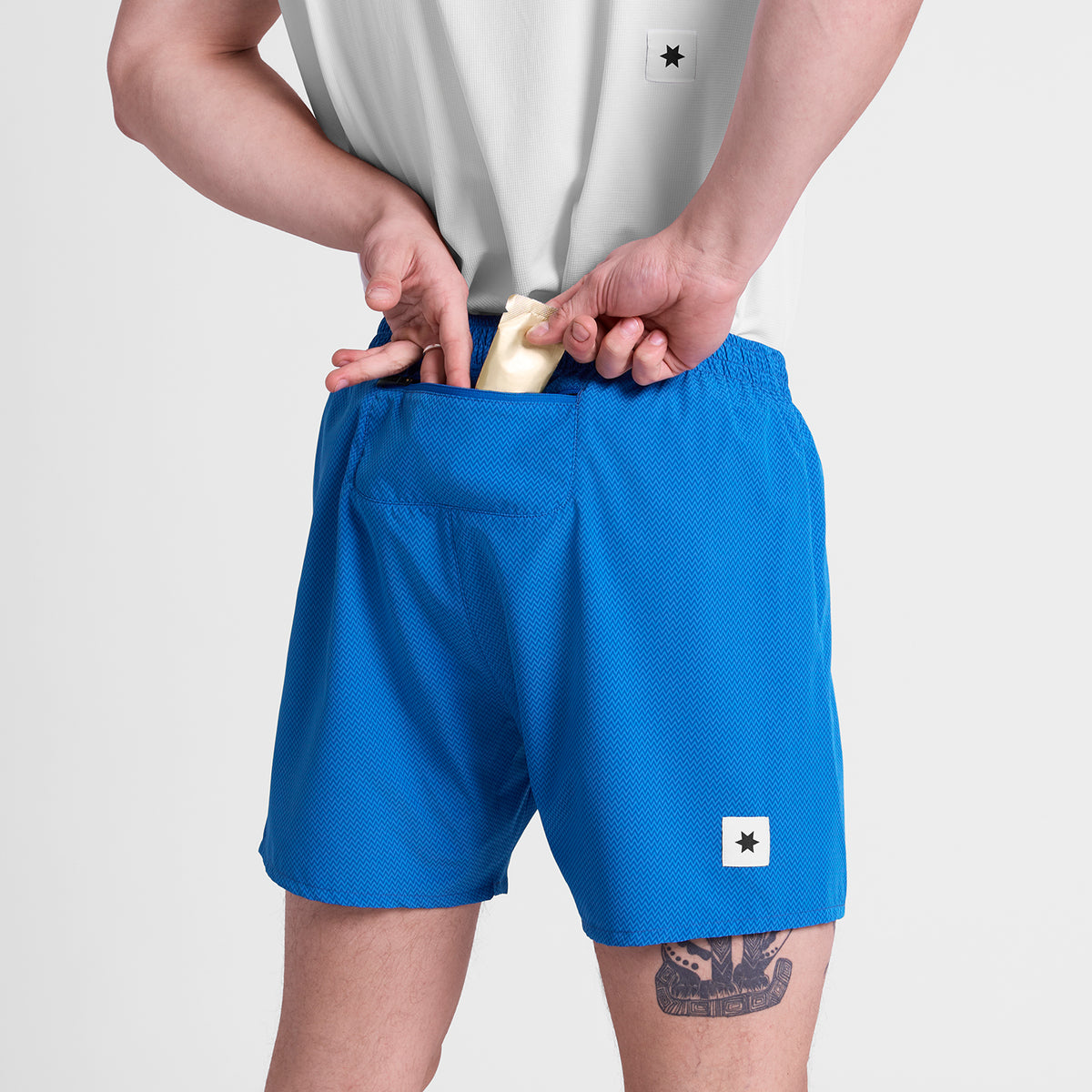 ランニングショーツ SM40014c1063 Zig Zag Pace Shorts 5inch - Bluezigzag [メンズ]