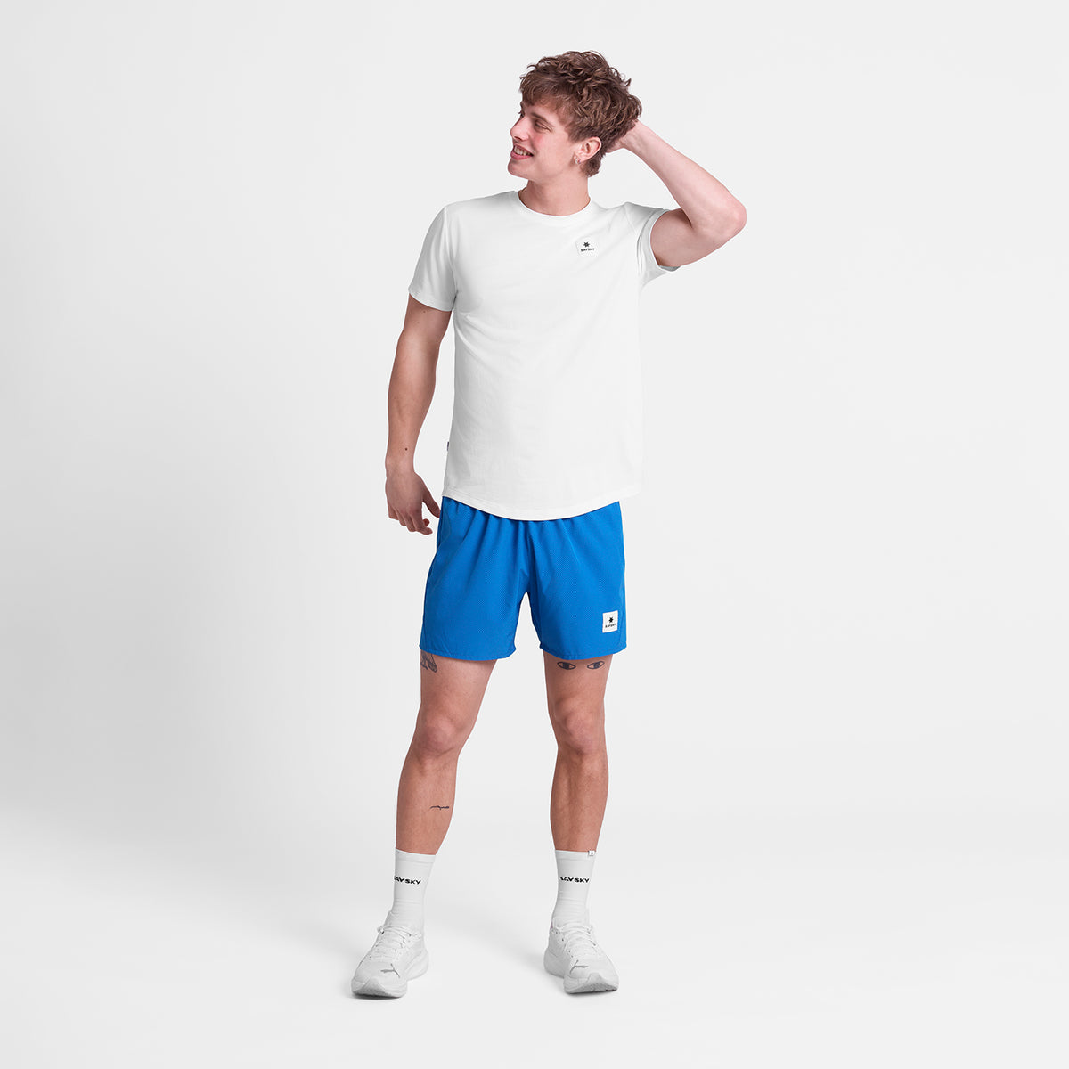 ランニングショーツ SM40014c1063 Zig Zag Pace Shorts 5inch - Bluezigzag [メンズ]