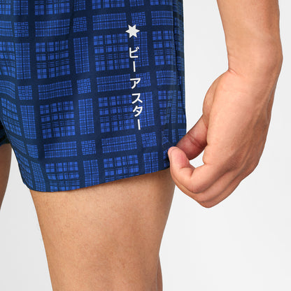 ランニングショーツ SM40017c1077 Checker Pace Shorts 5inch - Blue Checker [メンズ]