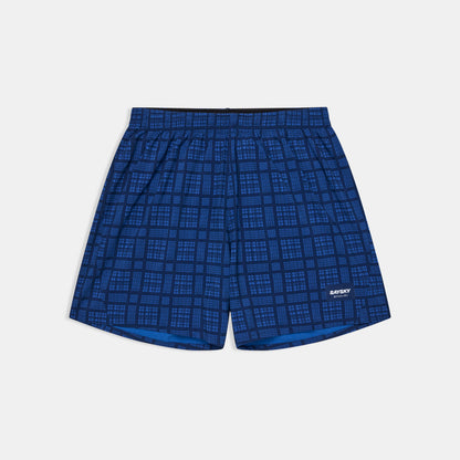 ランニングショーツ SM40017c1077 Checker Pace Shorts 5inch - Blue Checker [メンズ]