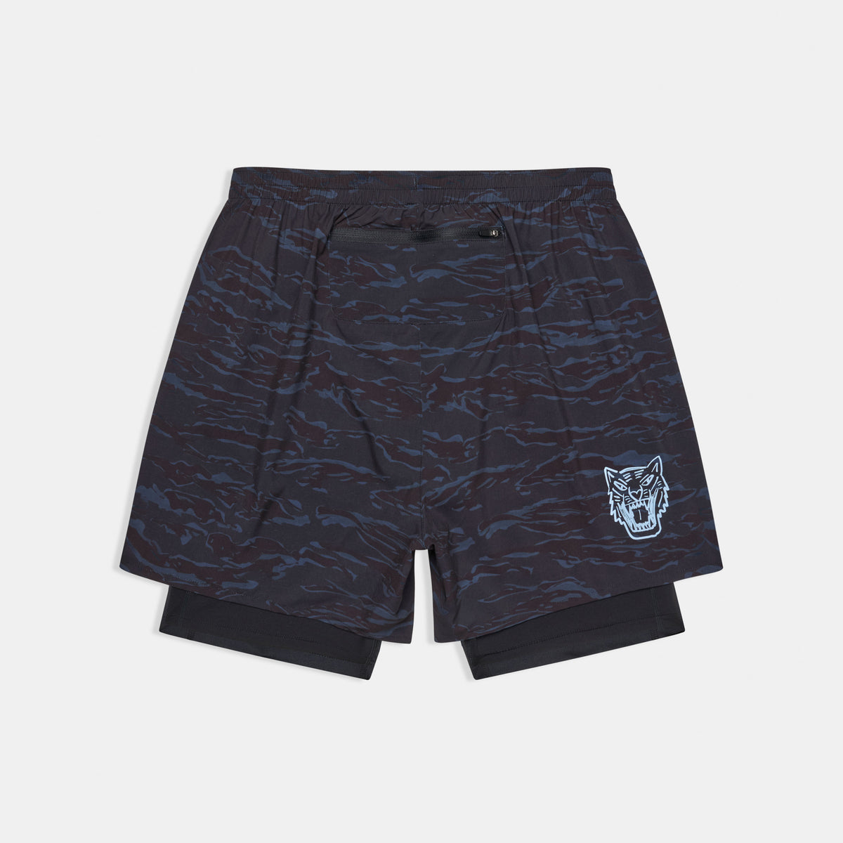 ランニングショーツ SM40019c1080 Tiger Pace 2-in-1 Shorts 5inch - Black Camo [メンズ]