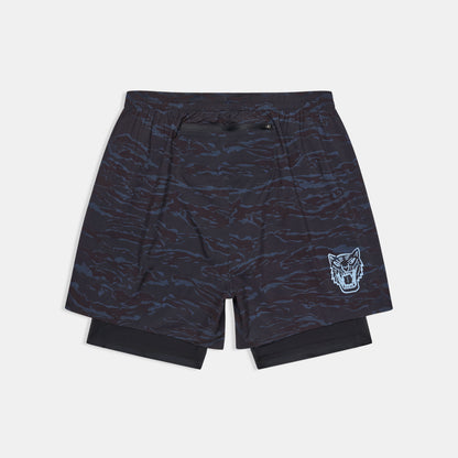 ランニングショーツ SM40019c1080 Tiger Pace 2-in-1 Shorts 5inch - Black Camo [メンズ]