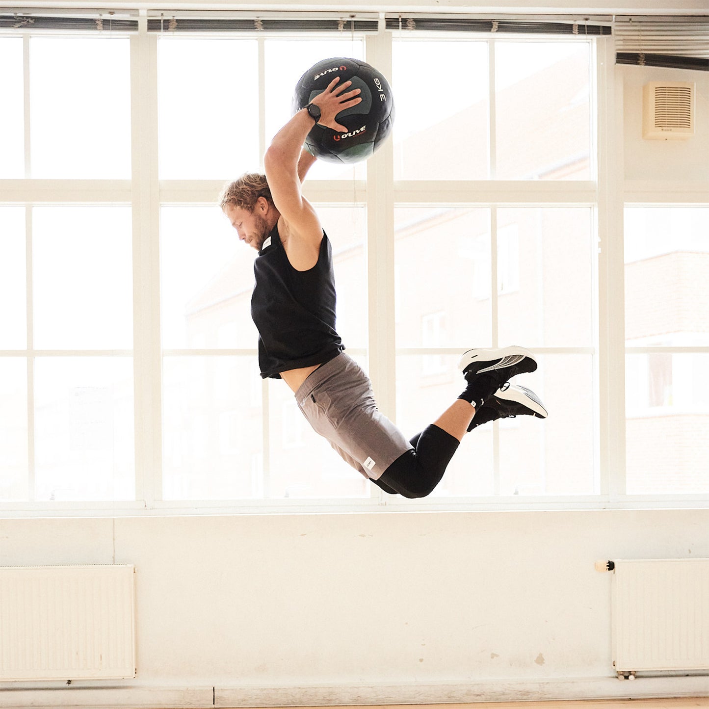 モーションタイツ SM50003c901 Motion+ 3/4 Tights - Black [メンズ]