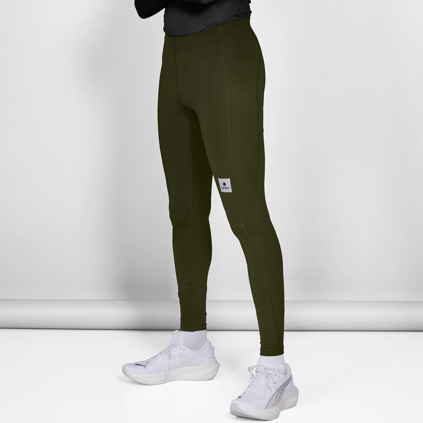 ランニングタイツ SM50005c301 Combat+ Long Tights - Green [メンズ]