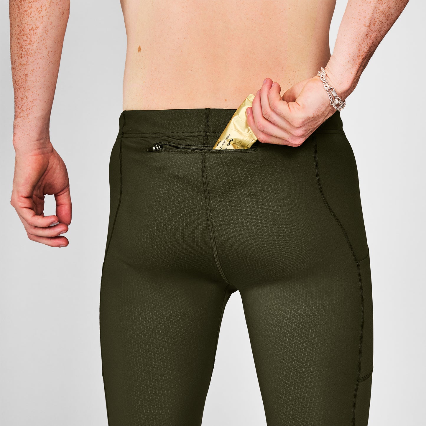 ランニングタイツ SM50005c301 Combat+ Long Tights - Green [メンズ]