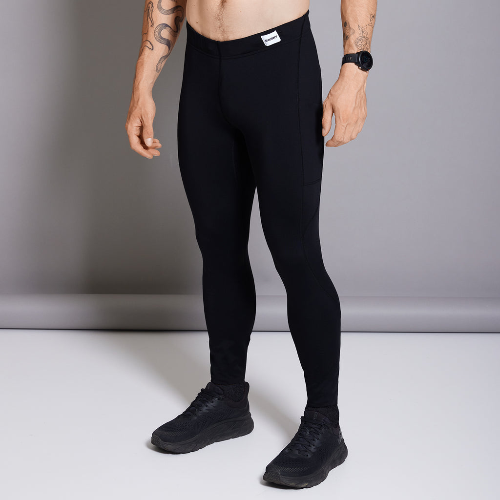 ランニングタイツ SM50006c901 Blaze+ Long Tights - Black [メンズ]