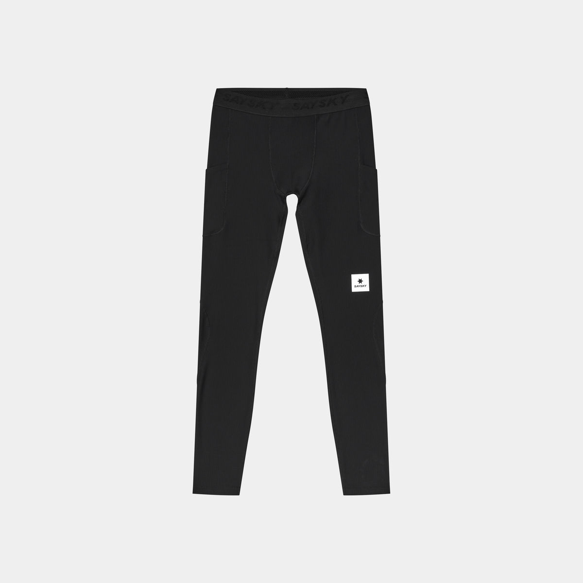 ランニングタイツ SM50007c901 Combat+ Rib Long Tights - Black [メンズ]
