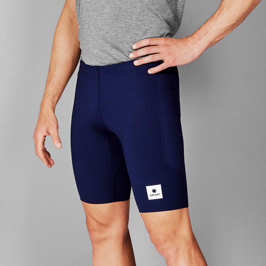 ランニングタイツ SM55001c201 Combat+ Short Tights 9inch - Blue [メンズ]
