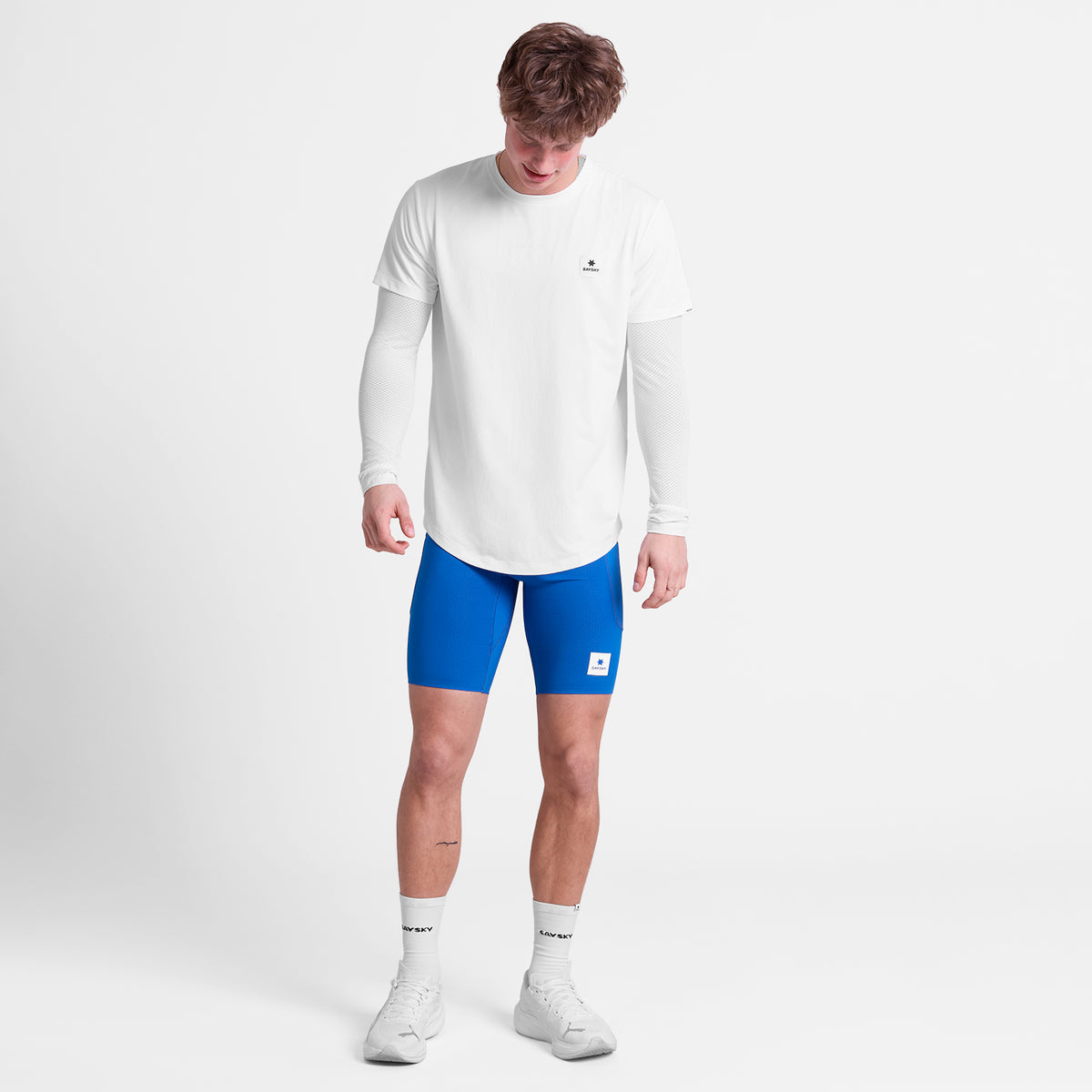 ショートタイツ SM55001c226 Combat+ Short Tights 9inch - Blue [メンズ]