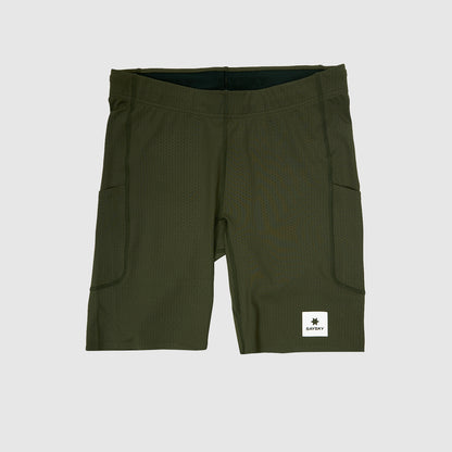 ランニングタイツ SM55001c301 Combat+ Short Tights 9inch - Green [メンズ]