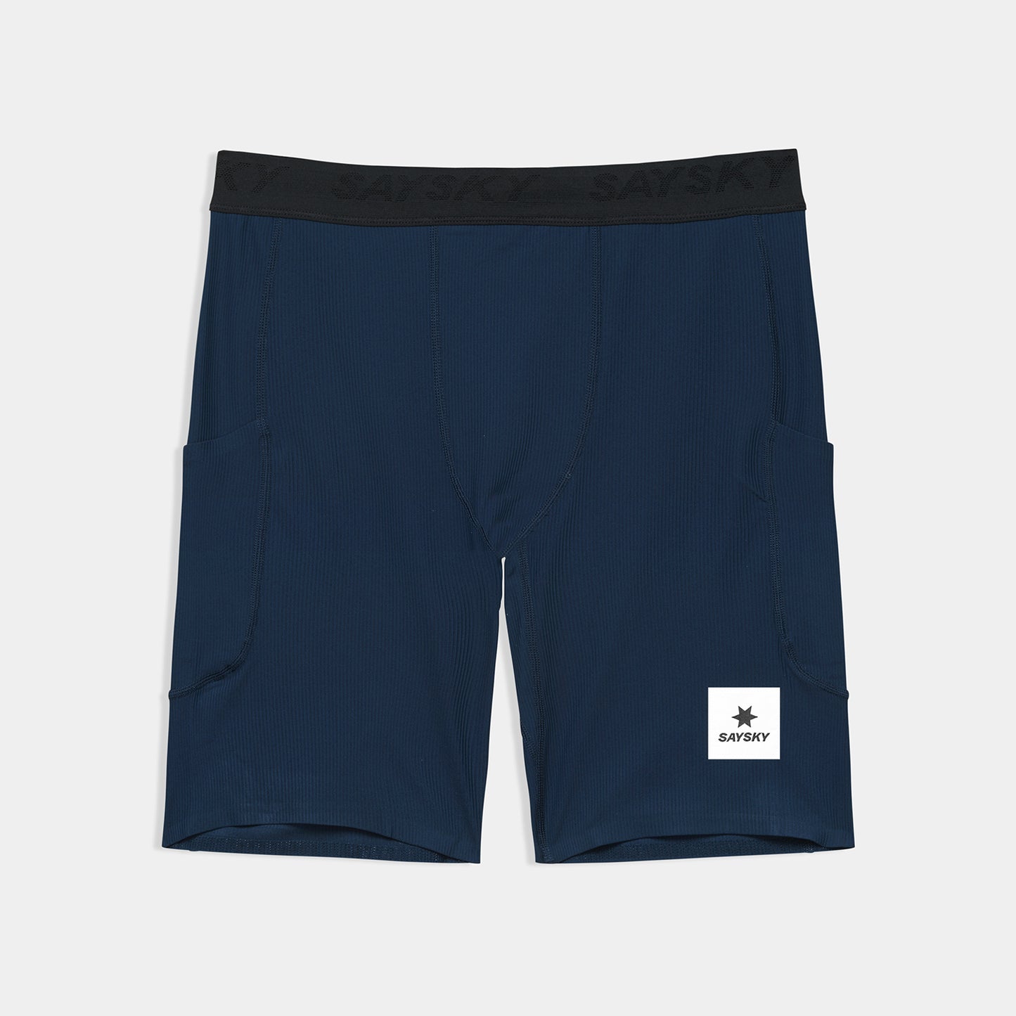 ショートタイツ SM55002c201 Combat+ Rib Short Tights 8inch - Blue [メンズ]