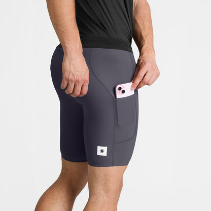 ショートタイツ SM55002c611 Combat+ Rib Short Tights 8inch - Grey [メンズ]