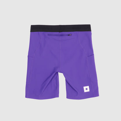 ランニングタイツ SM55002c715 Combat+ Rib Short Tights 8inch - Purple [メンズ]