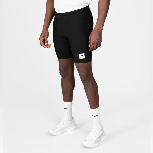 ランニングタイツ SM55002c901 Combat+ Rib Short Tights 8inch - Black [メンズ]