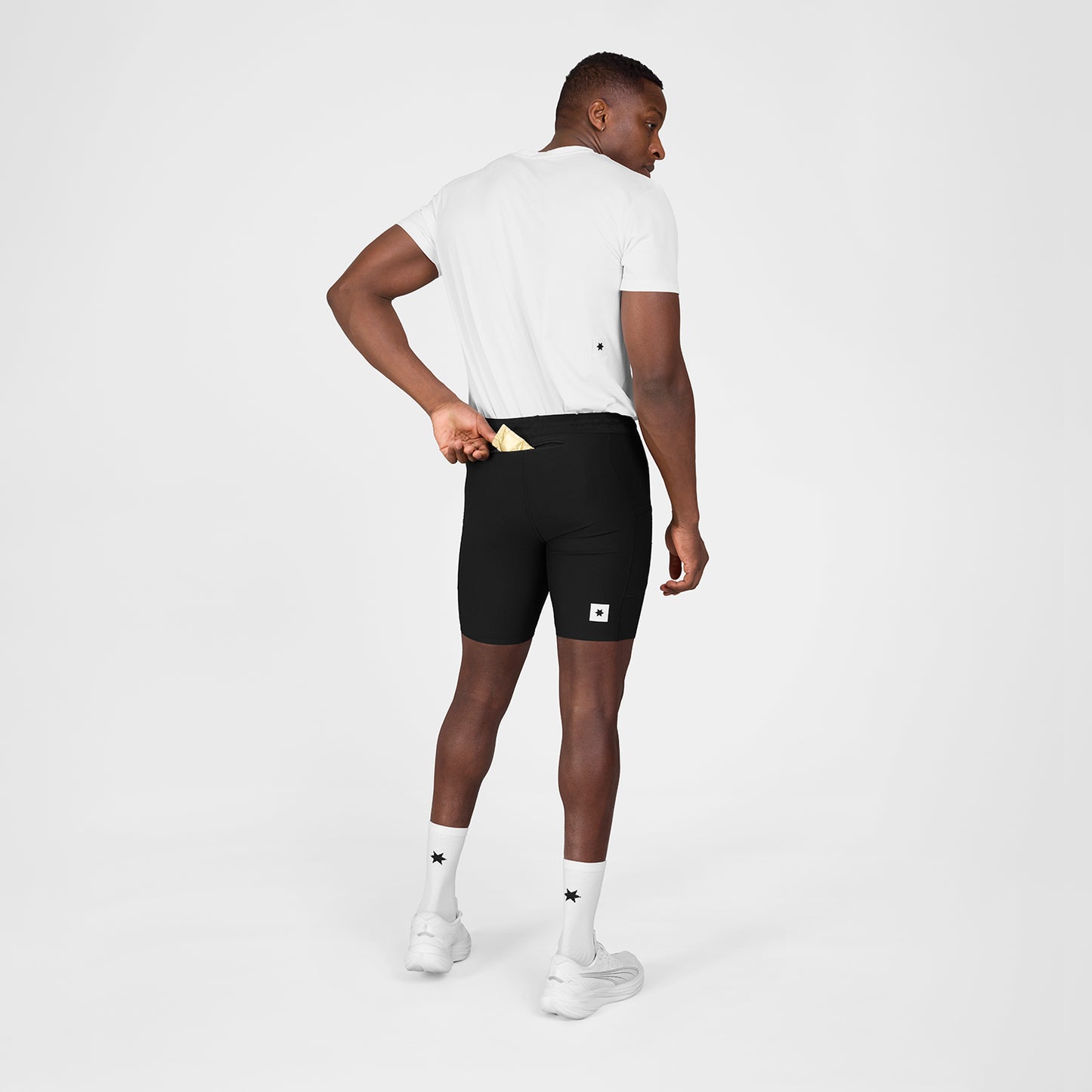 ショートタイツ SM55002c901 Combat+ Rib Short Tights 8inch - Black [メンズ]
