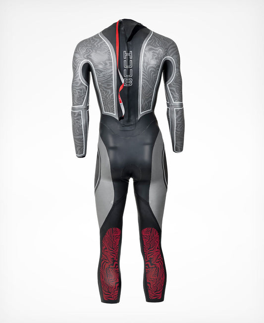 トライアスロン用ウェットスーツ SUB735 Sub7 Wetsuit 3:5 - Black/Grey [メンズ]