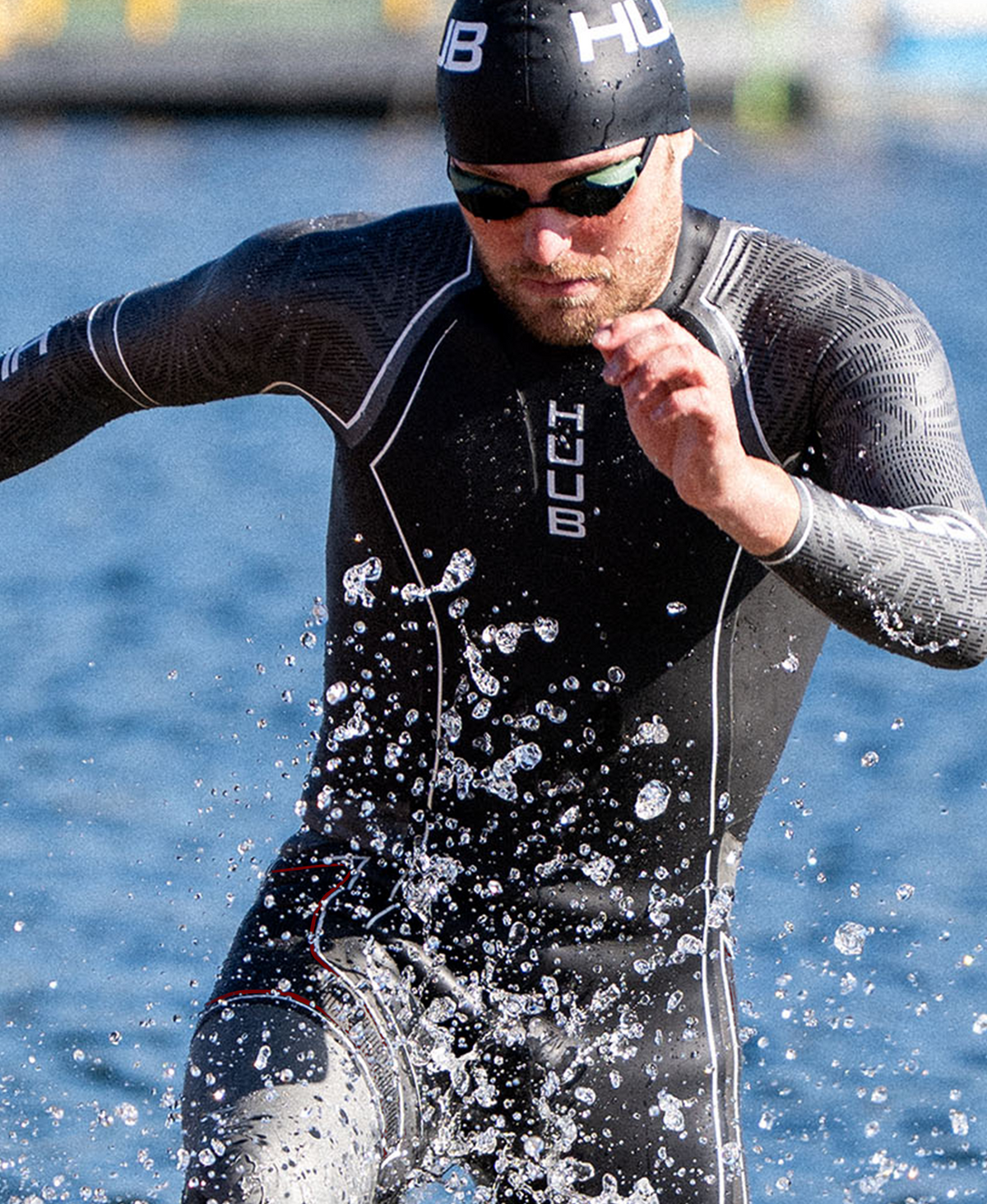 トライアスロン用ウェットスーツ SUB735 Sub7 Wetsuit 3:5 - Black/Grey [メンズ]