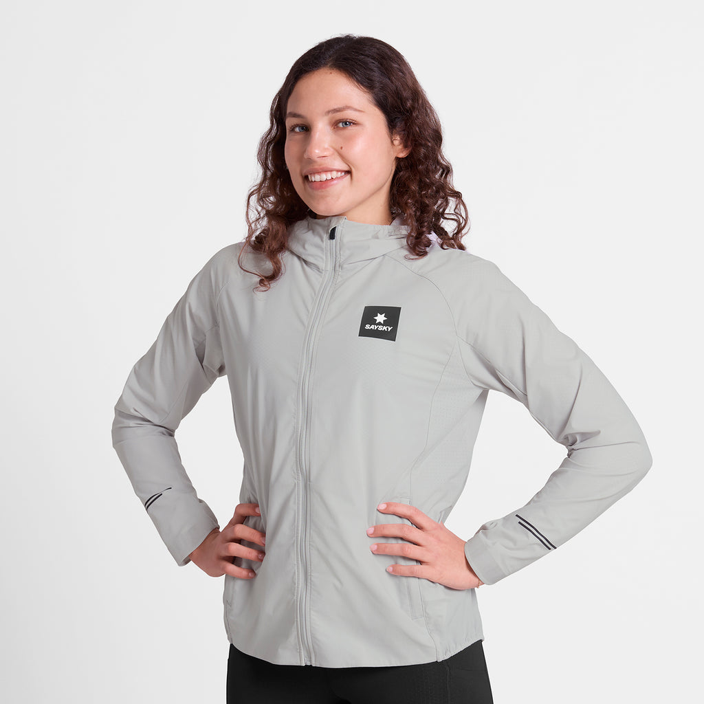 ランニングジャケット SW10001c610 Wmns Clean Pace Flex Hooded Jacket - Grey [レディーズ]