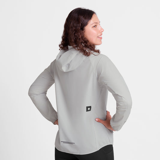 ランニングジャケット SW10001c610 W Clean Pace Flex Hooded Jacket - Grey [レディーズ]