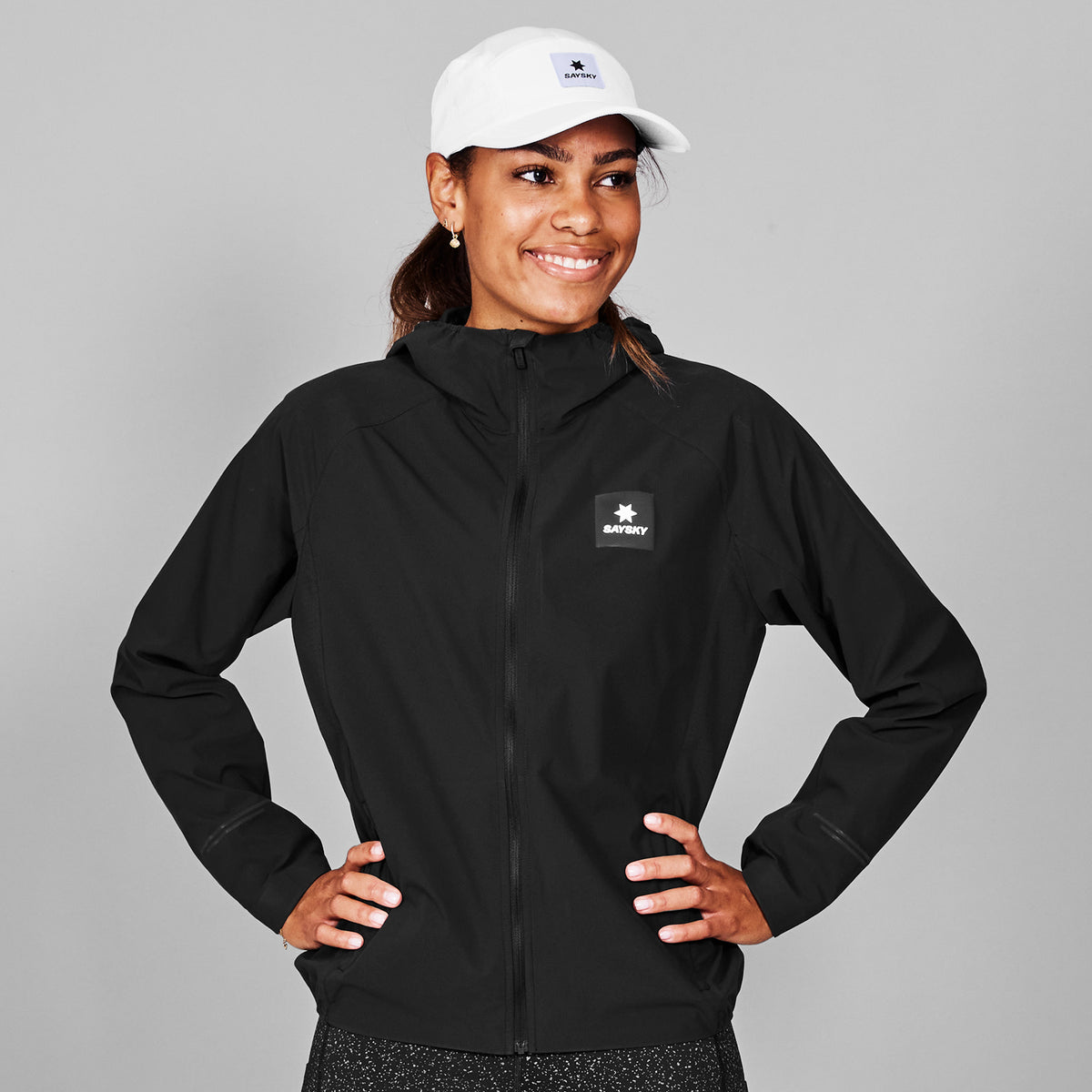 ランニングジャケット SW10001c901 Wmns Clean Pace Flex Hooded Jacket - Black [レディーズ]