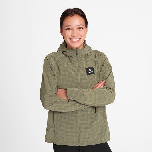 ランニングジャケット SW10002c802 W Clean Pace Shield Jacket - Beige [レディーズ]