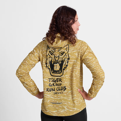 ランニングジャケット SW10004c1064 W Tiger Pace Jacket - Yellowcamo [レディーズ]