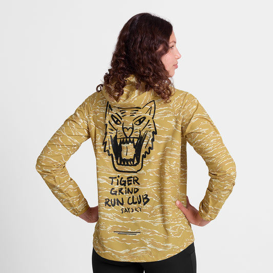 ランニングジャケット SW10004c1064 W Tiger Pace Jacket - Yellowcamo [レディーズ]