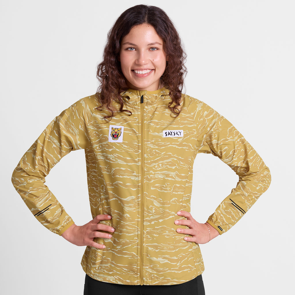 ランニングジャケット SW10004c1064 Wmns Tiger Pace Jacket - Yellowcamo [レディーズ]