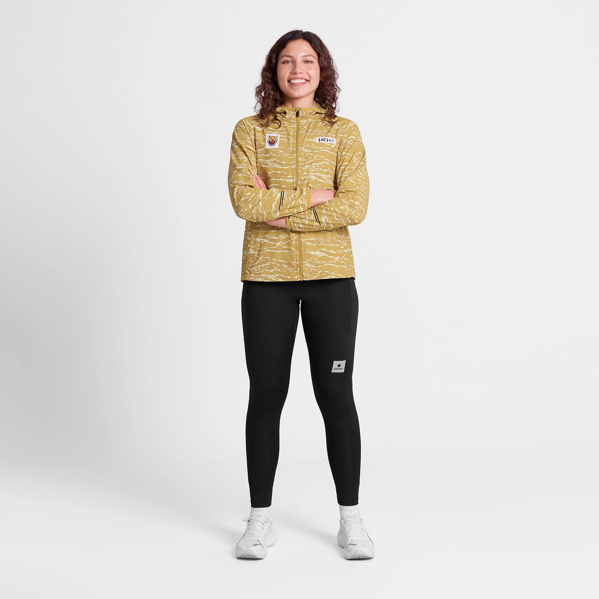 ランニングジャケット SW10004c1064 Wmns Tiger Pace Jacket - Yellowcamo [レディーズ]