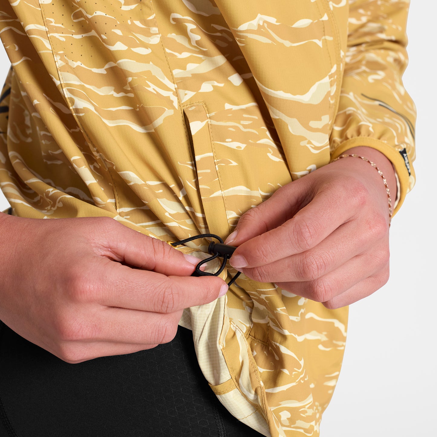 ランニングジャケット SW10004c1064 W Tiger Pace Jacket - Yellowcamo [レディーズ]