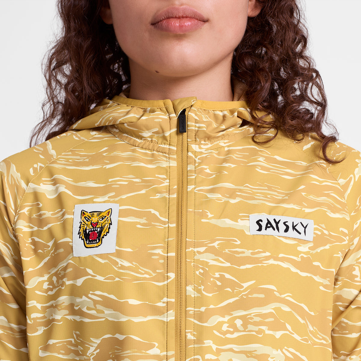 ランニングジャケット SW10004c1064 Wmns Tiger Pace Jacket - Yellowcamo [レディーズ]