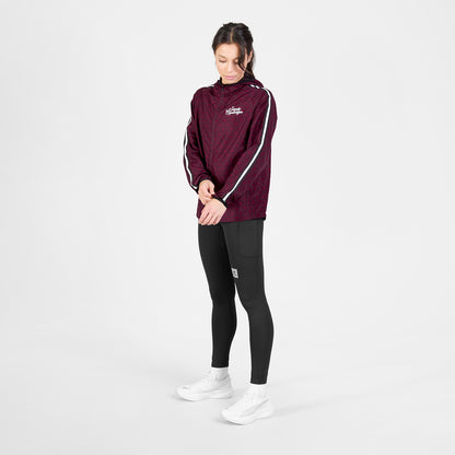 ランニングジャケット SW10007c1078 W Couture Pace Jacket - Burgundy Aop [レディーズ]