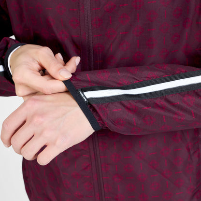 ランニングジャケット SW10007c1078 W Couture Pace Jacket - Burgundy Aop [レディーズ]