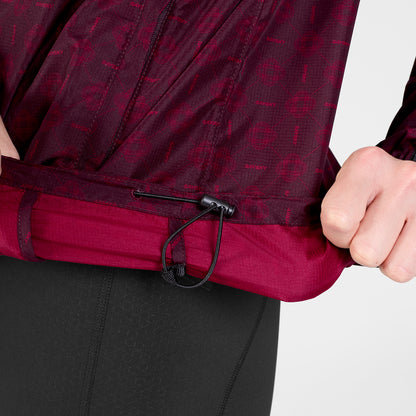 ランニングジャケット SW10007c1078 W Couture Pace Jacket - Burgundy Aop [レディーズ]