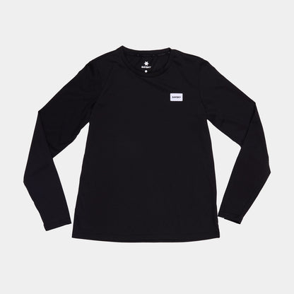 モーションTシャツ（ロングスリーブ） SW20001c901 W Clean Motion Long Sleeve - Black [レディーズ]