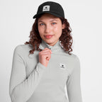 ランニングTシャツ（ロングスリーブ） SW20002c6008 Wmns Pace 1/2 Zip Long Sleeve - Grey [レディーズ]
