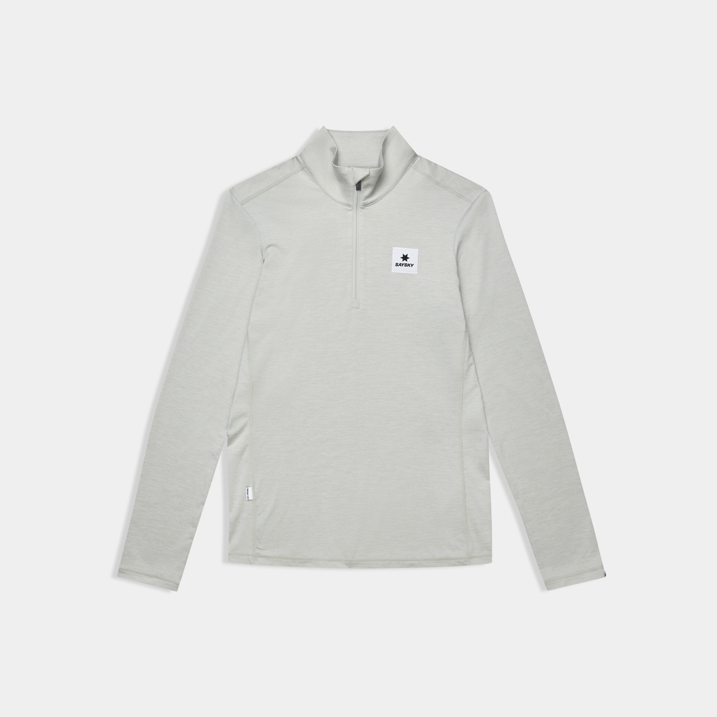 ランニングTシャツ（ロングスリーブ） SW20002c6008 Wmns Pace 1/2 Zip Long Sleeve - Grey [レディーズ]
