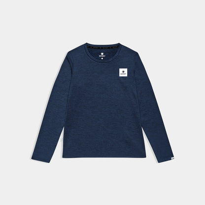 ランニングTシャツ（ロングスリーブ） SW20003c2001 W Clean Pace Long Sleeve - Blue [レディーズ]