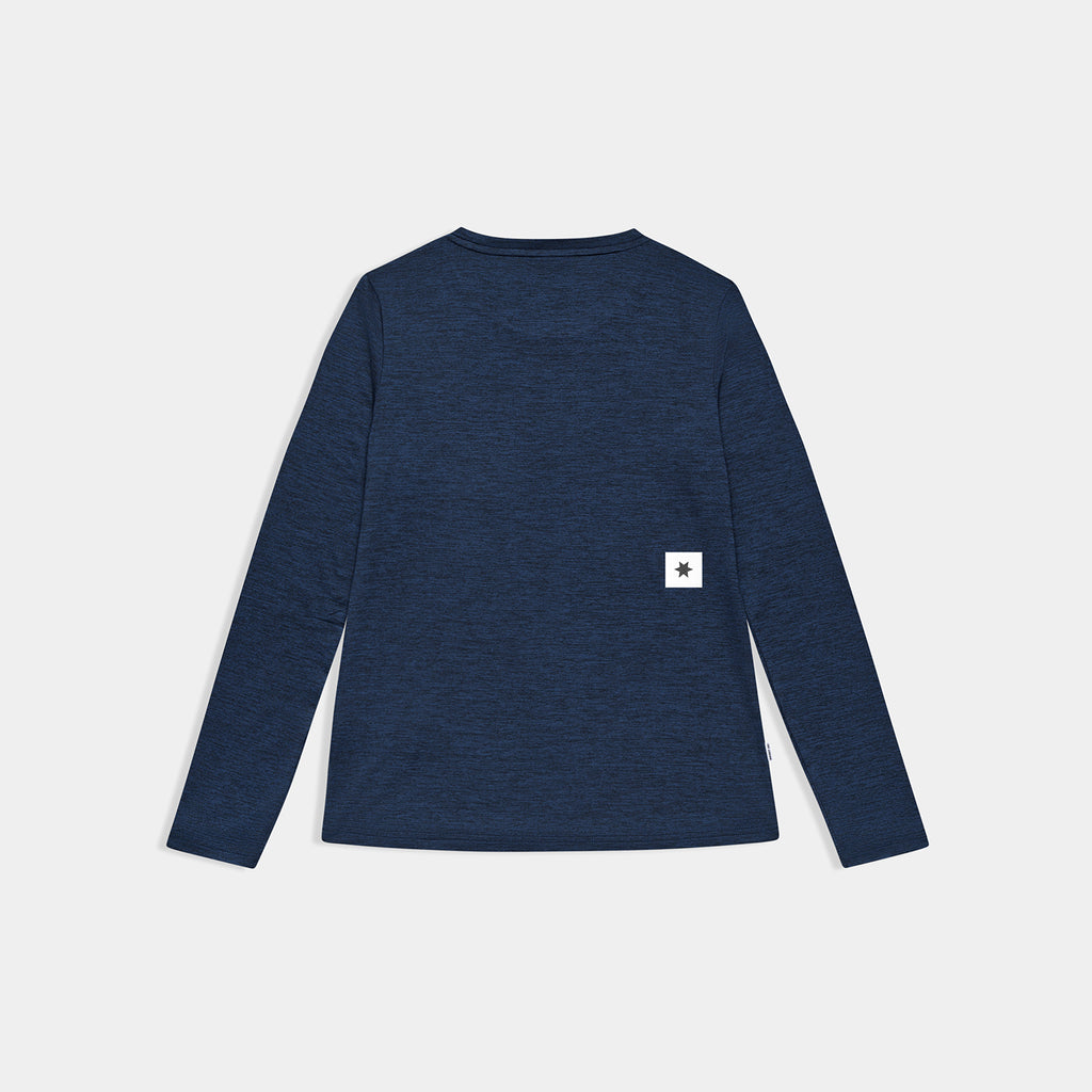 ランニングTシャツ（ロングスリーブ） SW20003c2001 Wmns Clean Pace Long Sleeve - Blue [レディーズ]