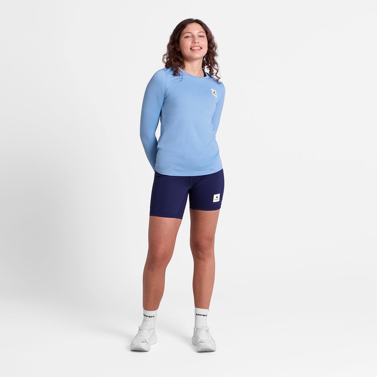 ランニングTシャツ（ロングスリーブ） SW20003c2019 Wmns Clean Pace Long Sleeve - Blue [レディーズ]