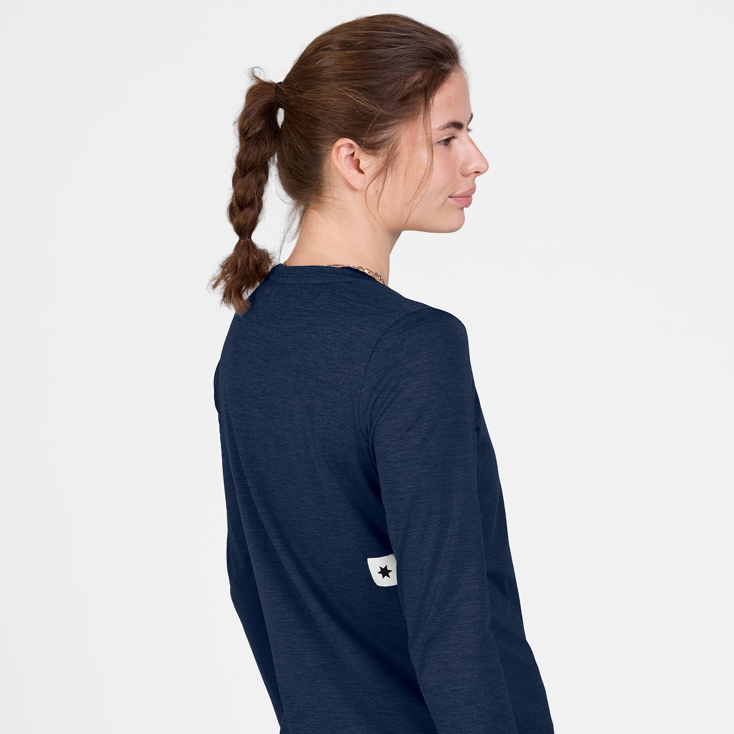 ランニングTシャツ（ロングスリーブ） SW20003c2001 W Clean Pace Long Sleeve - Blue [レディーズ]