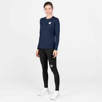 ランニングTシャツ（ロングスリーブ） SW20003c2001 W Clean Pace Long Sleeve - Blue [レディーズ]