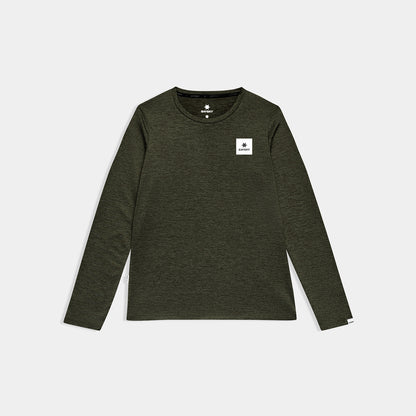 ランニングTシャツ（ロングスリーブ） SW20003c3001 W Clean Pace Long Sleeve - Green [レディーズ]