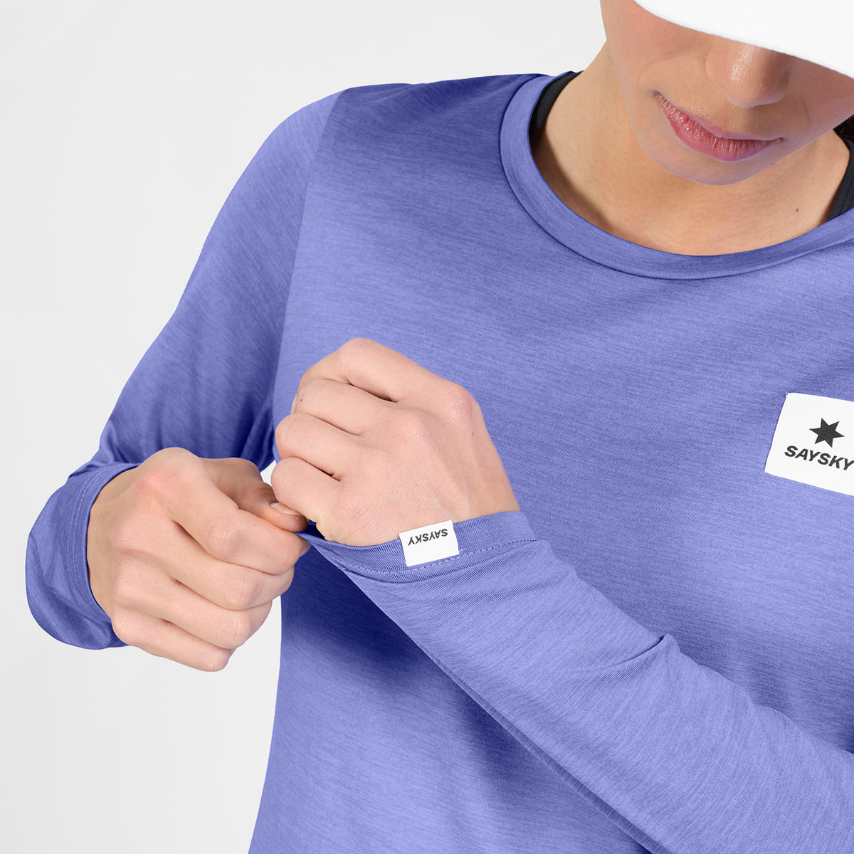 ランニングTシャツ（ロングスリーブ） SW20003c7013 Wmns Clean Pace Long Sleeve - Purple [レディーズ]