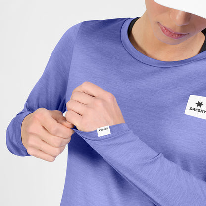 ランニングTシャツ（ロングスリーブ） SW20003c7013 W Clean Pace Long Sleeve - Purple [レディーズ]