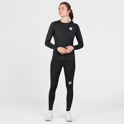 ランニングTシャツ（ロングスリーブ） SW20003c9001 W Clean Pace Long Sleeve - Black [レディーズ]